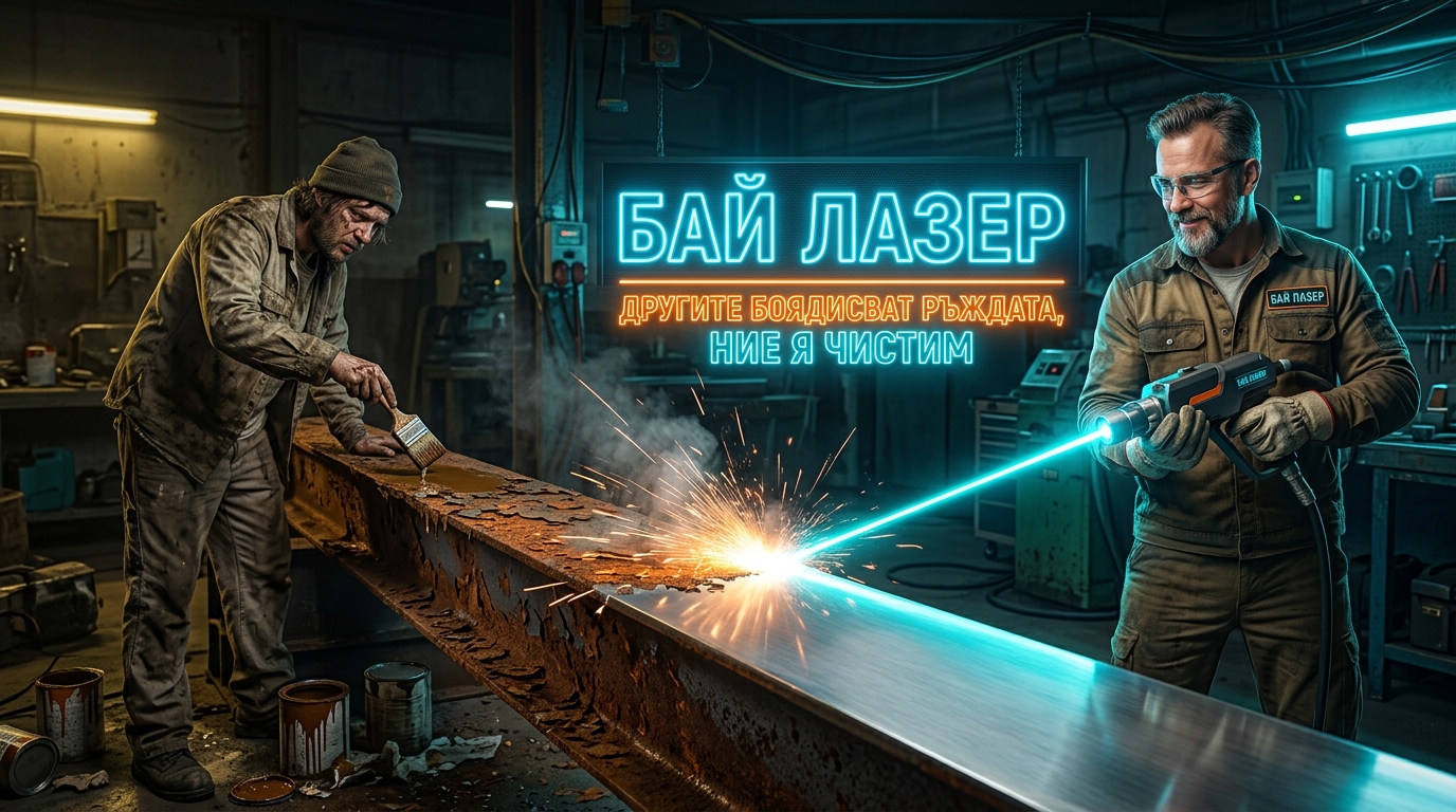 Facebook Cover Photo Бай Лазер със слоган